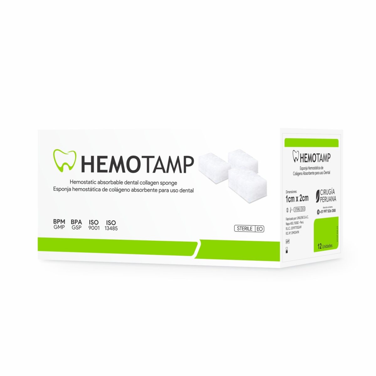 HEMOTAMP CAJA 12UND - Imagen 1