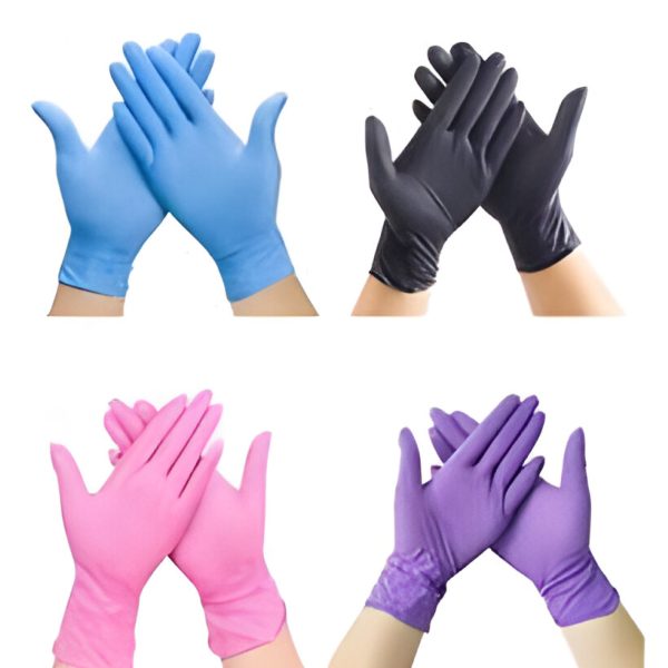 GUANTES DE NITRILO Caja x 100 und.